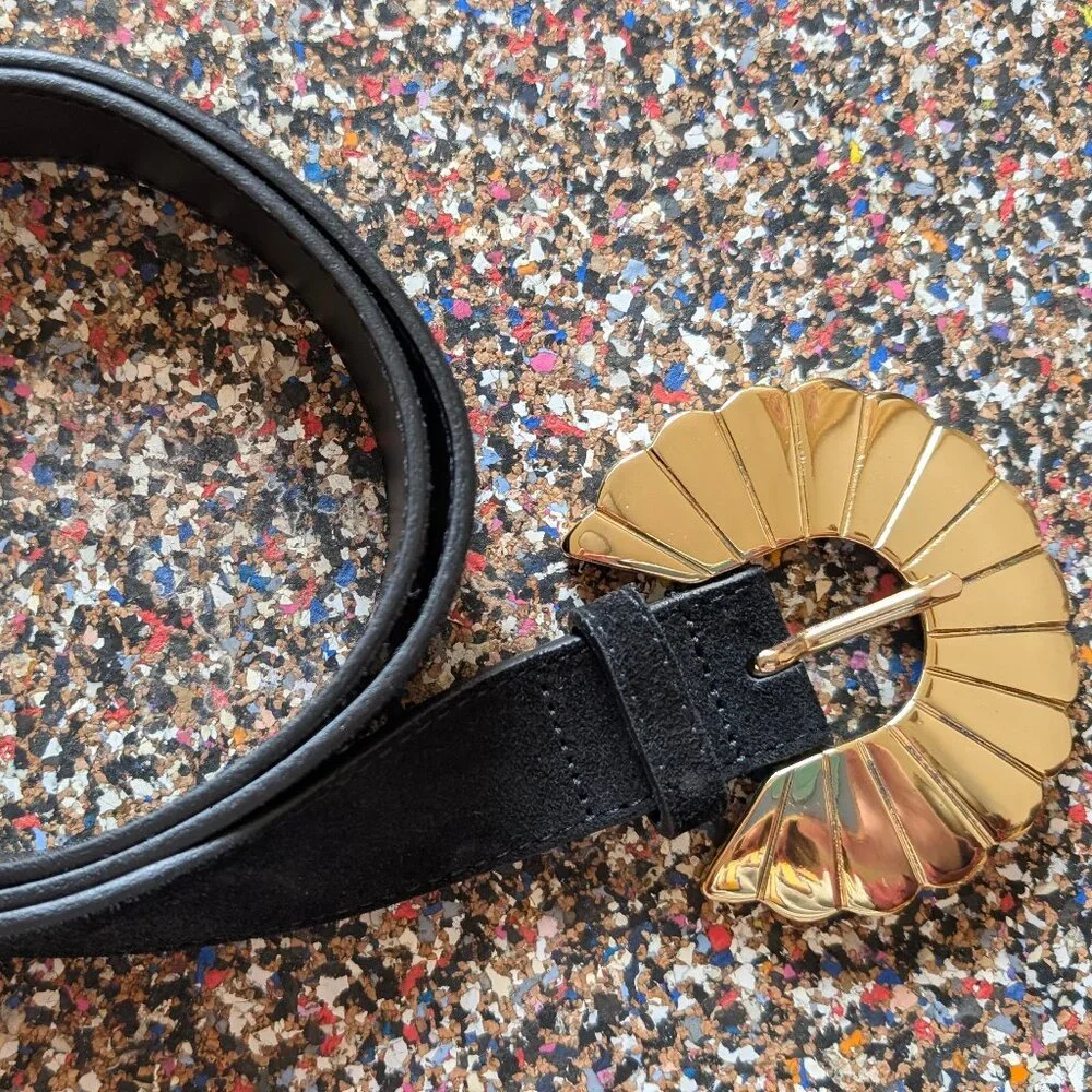 Sezane Sandy belt in gold and black - Picture 2 of 7